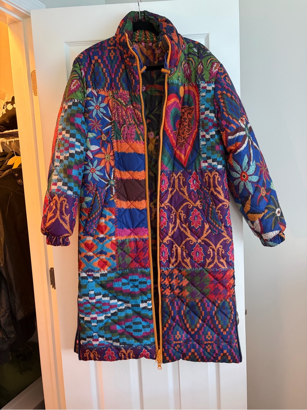 Farm Rio reversible toucan coat